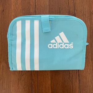 Adidas Light Blue and White Travel Organizer
